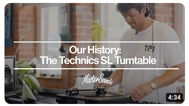 [해외리뷰] Our History With The Iconic Technics SL Turntable